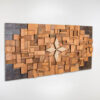 Escultura de pared de madera reciclada. "Orión"