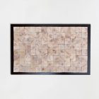 cuadro con relieves de madera