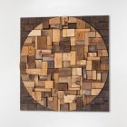 cuadro cuadrado de madera