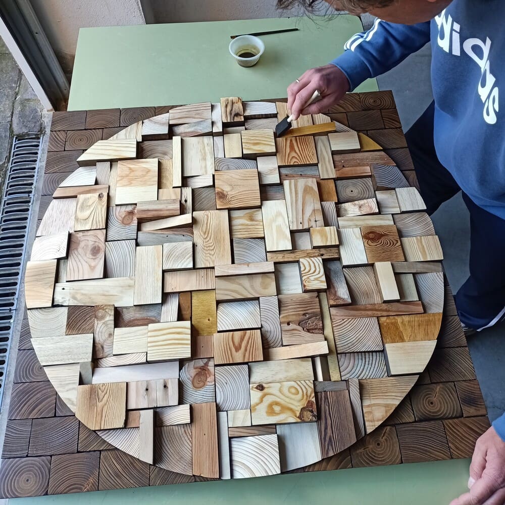 cuadro cuadrado original