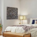 cuadro de madera para pared de dormitorio