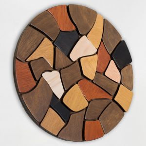 cuadro personalizado redondo de madera